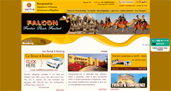 Desktop Screenshot of falconcabsindia.com